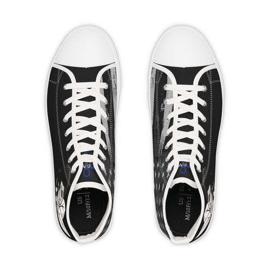 Project X Collection: Angry Bee Sneaks - White on Black Flag Edition