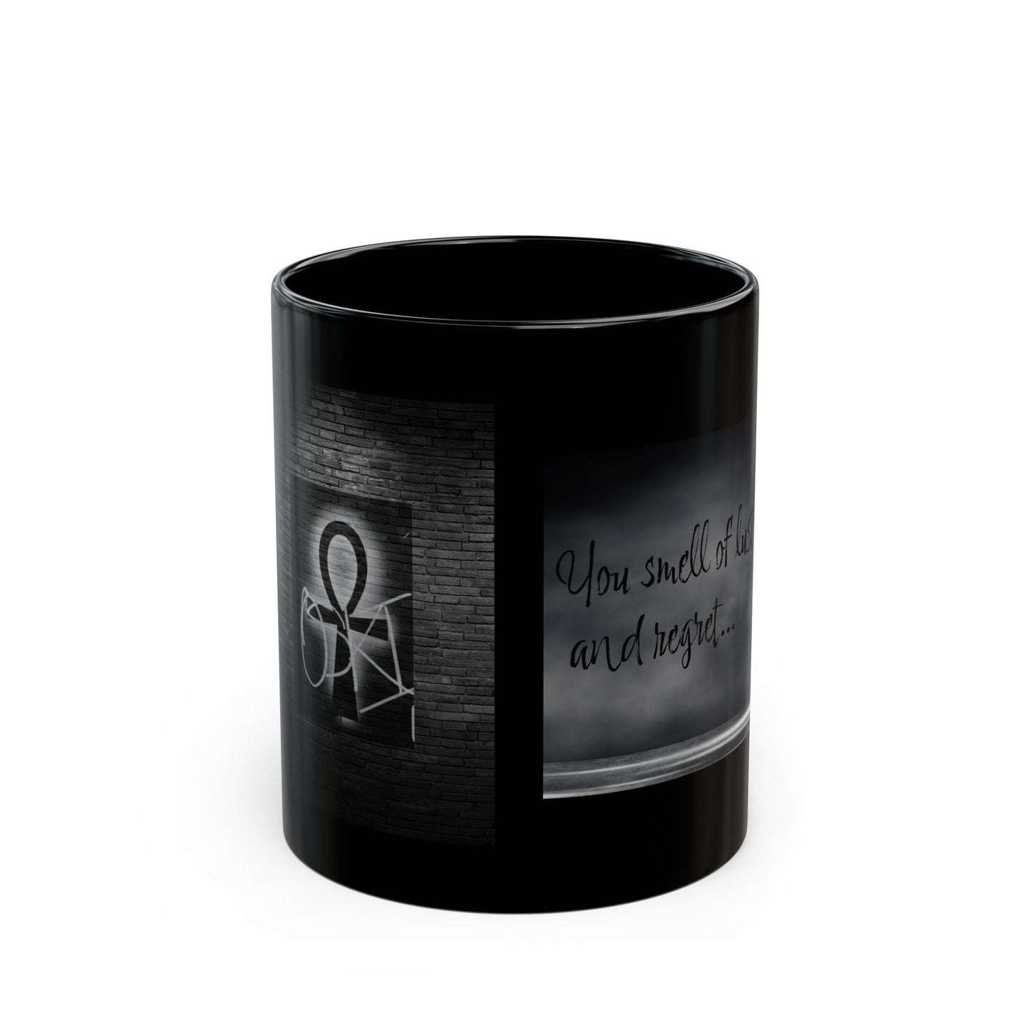 Wake Up Mugs: Odinology Inspirational Quote Mug - "You smell of lust and regret"