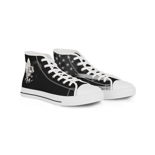 Project X Collection: Angry Bee Sneaks - White on Black Flag Edition