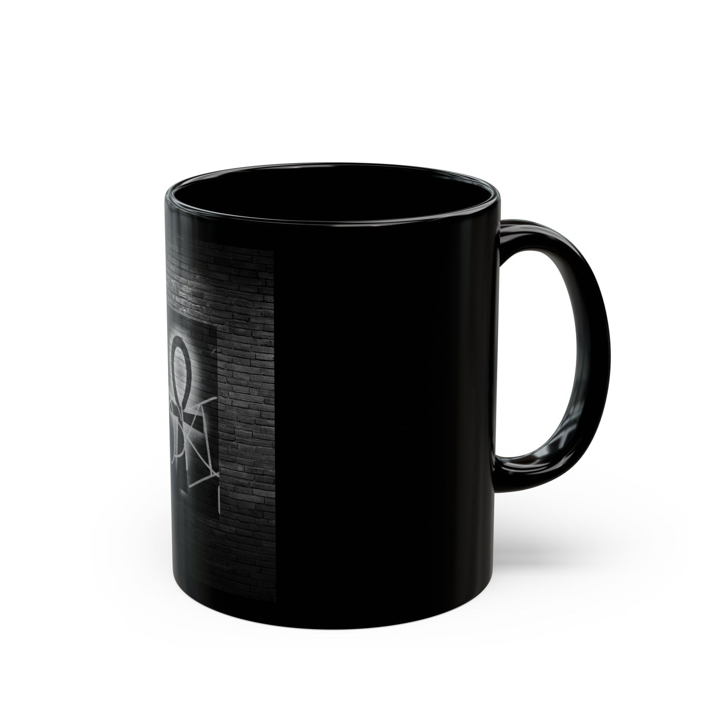 Wake up Mugs: Odinology Black on Black Mug